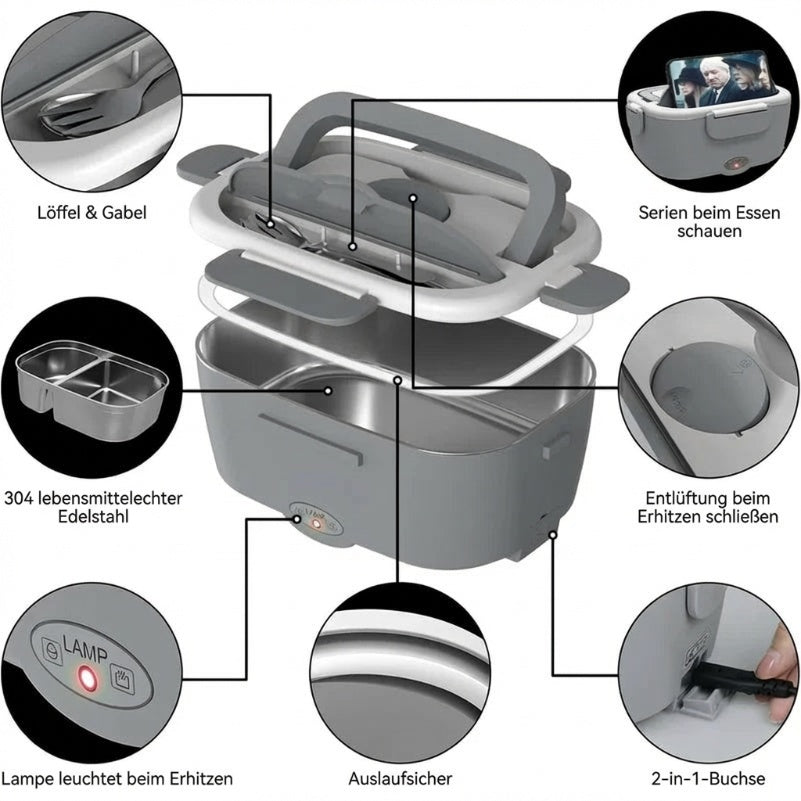 🔥 50% off today! 🍱 Portable food warmer