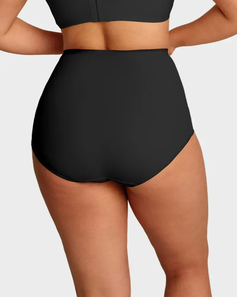 🌸Last Day-Buy 1 Get 3 Packs✨Plus-Size High-Waist Cross Tummy Control Panties