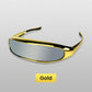 Protective One-Piece Mirror Welding Goggles
