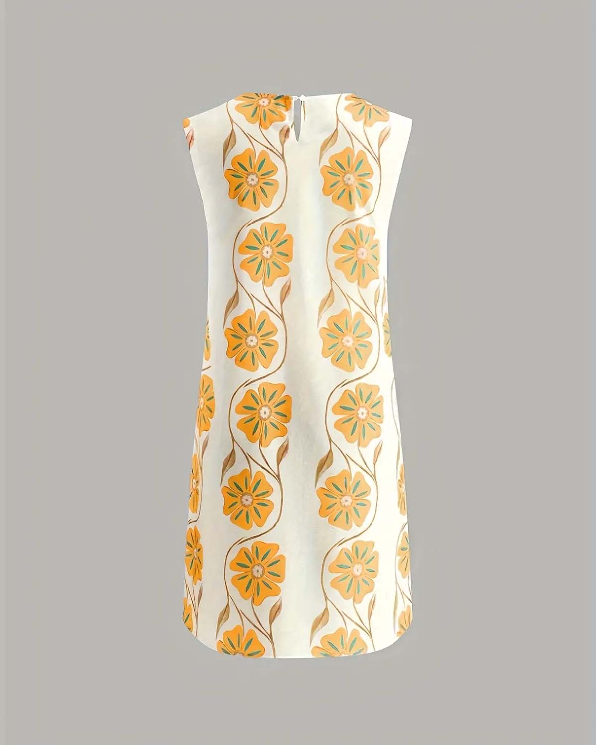 💜 LAST DAY PROMOTION - 50%OFF 💜Women's Casual Sleeveless Floral Print Dress