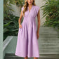 💃Hot Sale 50%⏰Women's Elegant V-Neck Split Maxi Dress👗