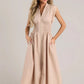 💃Hot Sale 50%⏰Women's Elegant V-Neck Split Maxi Dress👗