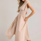 💃Hot Sale 50%⏰Women's Elegant V-Neck Split Maxi Dress👗