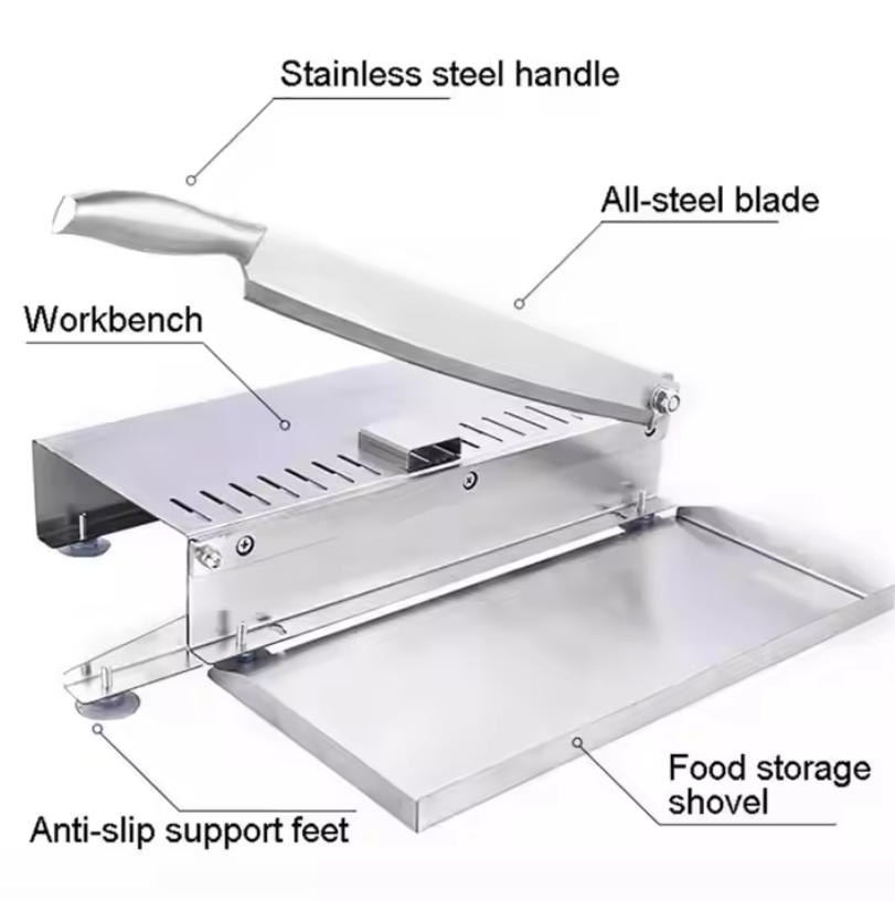 Manual cutting slicer machine