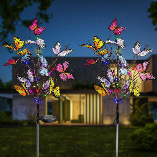 🦋Hot Sale Offers-Solar Outdoor Butterfly Lights💐