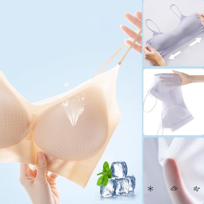 ✨Summer Hot-sale☀️Women’s Breathable Ice Silk Sling Bra