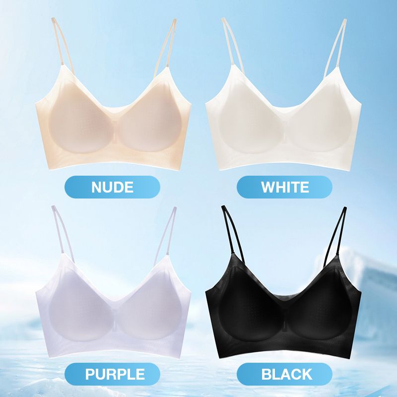 ✨Summer Hot-sale☀️Women’s Breathable Ice Silk Sling Bra