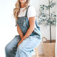 🔥Limited time sale 49% OFF💕Women's Cute Casual Button Jumpsuit Ripped Denim Overalls