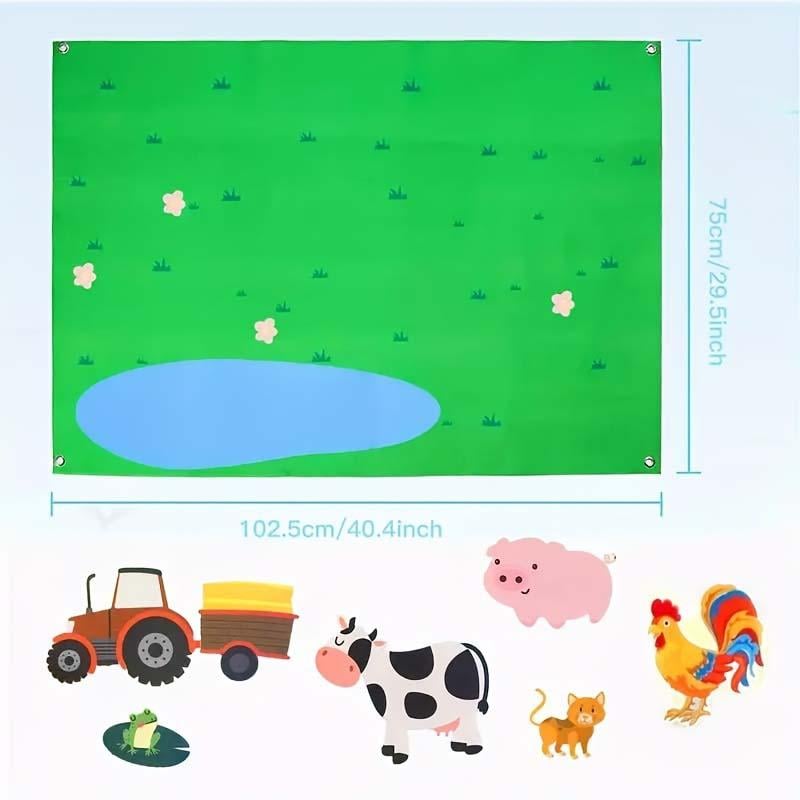 🎁Early Christmas Hot Sale 49% OFF🎅🎄Early Education Interactive Felt Board