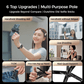 📸🔥 Last Day 49% OFF🌟4-in-1 Magnetic Selfie Stick-360° Rotation & Portable Tripod✅