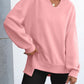 🔥Christmas Sale-Up to 50% Off🔥Womens Oversized Sweatshirt V Neck Long Sleeve Tunic Lightweight Pullover