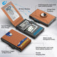 🔥Last Day 49% OFF-💼🔒Men's Simple Bifold Wallet- with Pop Up Aluminum Case Money Clip Slim Leather Slots Credit Card Holder RFID Blocking Bifold Minimalist Wallet(🎁Perfect Gift) 3