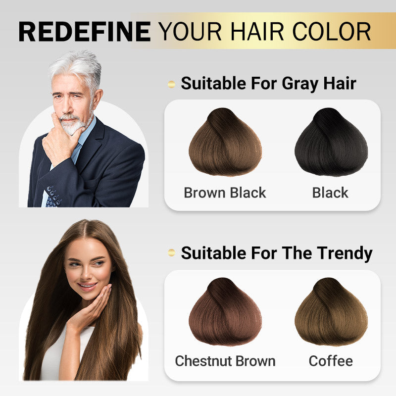 🔥2025 NEW SALES - 50% OFF🔥10-Pack Plant Extract Non-damage Hair Dye Cream