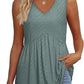 💖LAST DAY SALE 50% OFF✨Women Dressy Sleeveless V Neck Babydoll Tank Tops