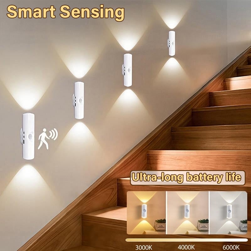 🎁LAST WEEK SPECIAL PRICE ￡5.9!!⏳Rechargeable Smart LED Motion Sensor Ambient Light