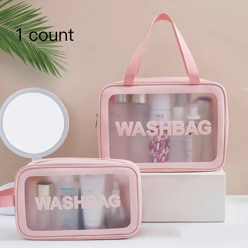 🔥Hot Deals-Dry and wet separation wash cosmetic bag