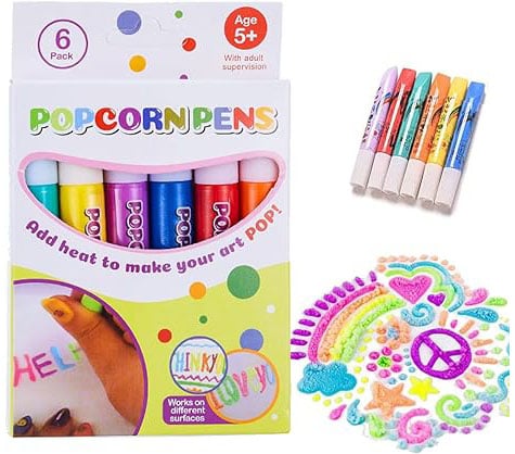 💥Surprise Price: Only £7.88!!🎁🔮Magic Pen – Draw 3D with one stroke!🎄 DIY Bubble Popcorn Drawing Pens& Buy 3 Pay 2 🔥