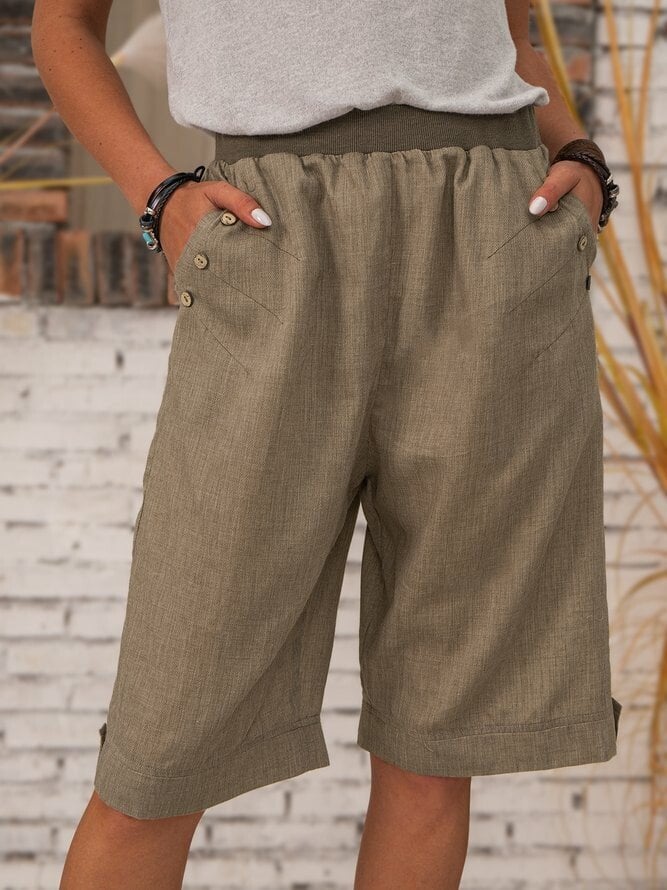 ⏰Summer Promotion🔥Women's summer casual pocket shorts