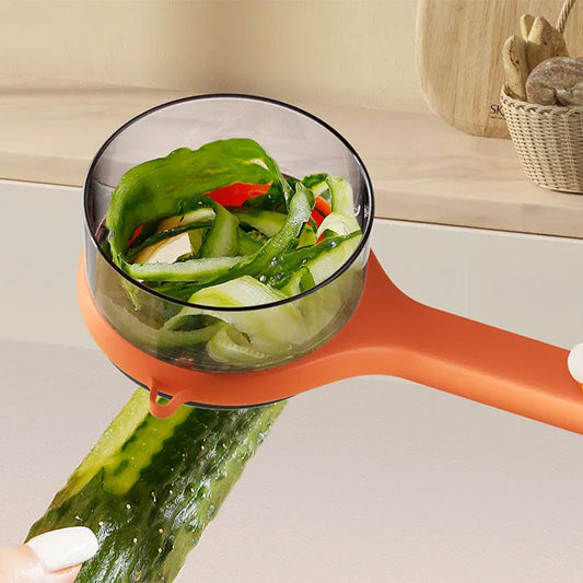 🔥Hot Sale Deals-Multifunctional Peeler with Debris Storage Bucket