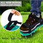 Lawn Aerator Shoes Garden Grass Aerator Spiked Sandals with 26 Spikes and Adjustable Straps Lawn Scarifier for Effectively Aerating Lawn Soil