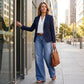 👖Women's Vintage High-Waist Wide-Leg Jeans