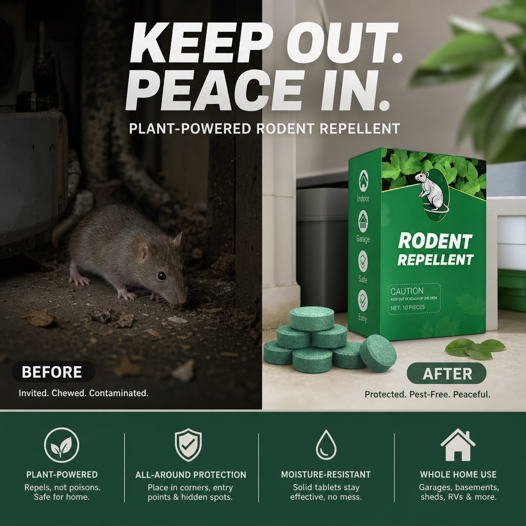 🏠 BUY 2 GET 1 FREE! 🛡️ All‑Pest Repellent – Safe for pets & wildlife – No poisons, just effective – use indoors & out for peace of mind 🐾✅