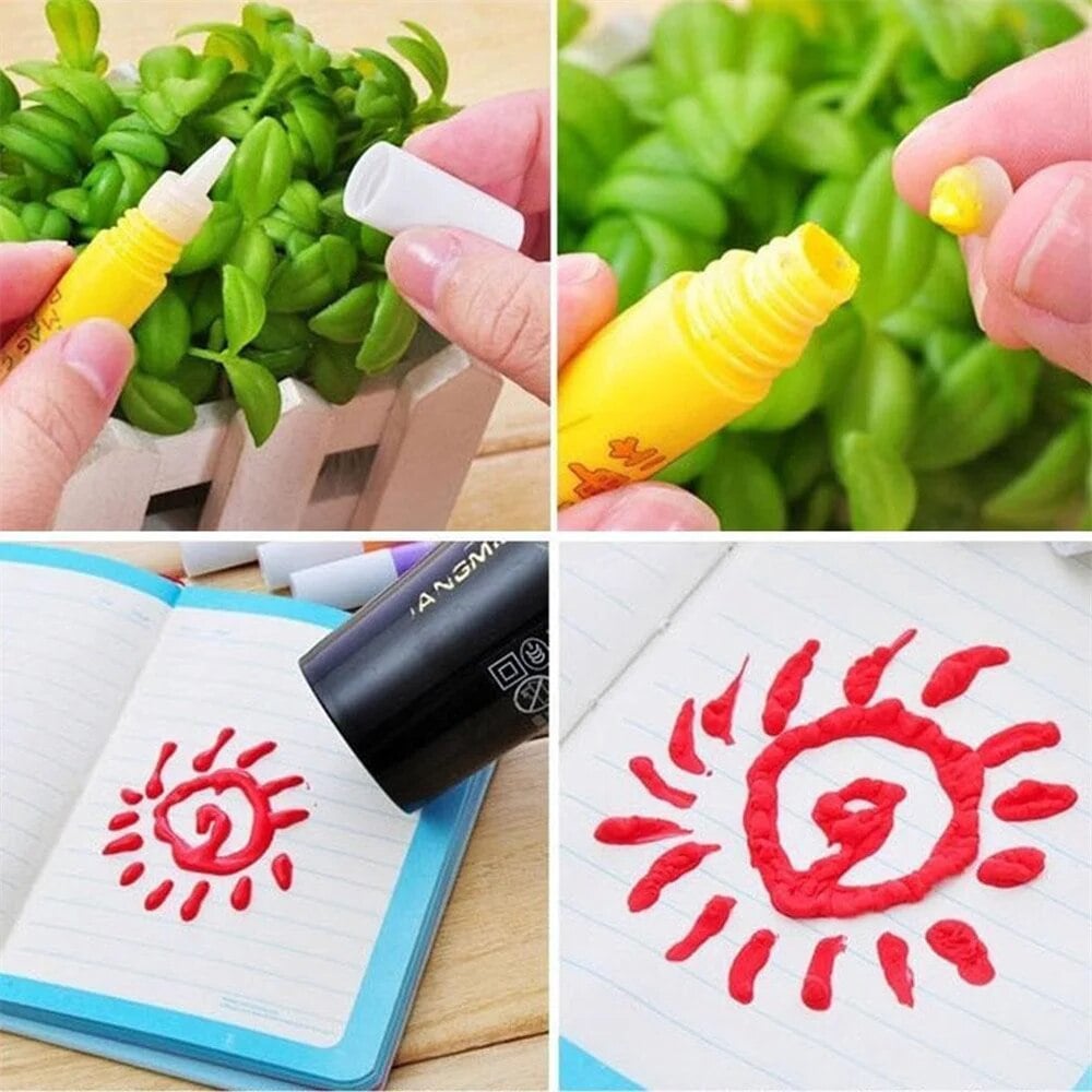 💥Surprise Price: Only £7.88!!🎁🔮Magic Pen – Draw 3D with one stroke!🎄 DIY Bubble Popcorn Drawing Pens& Buy 3 Pay 2 🔥