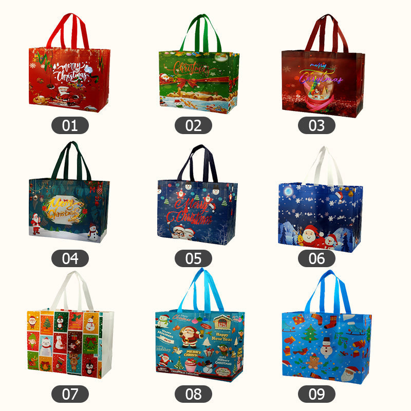 ♻️[Best Gift For Kids] ♻️🎁Halloween & Christmas Non-Woven Candy Tote Bag🎁