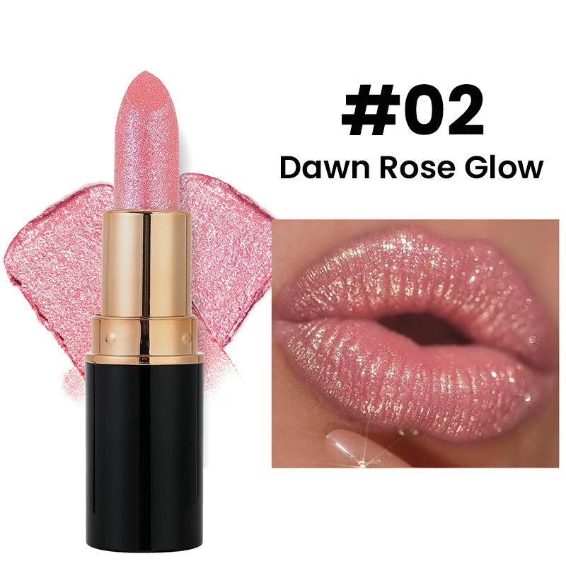 💋Waterproof & Moisturizing Glitter Lipstick - Buy 1 Get 1 Free