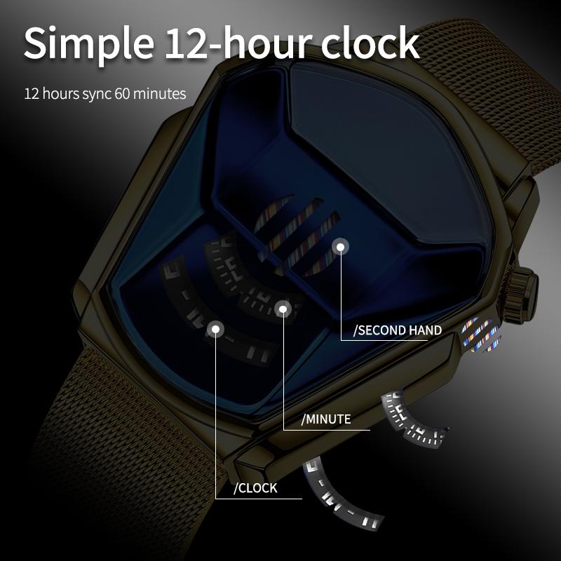 ⏰Black Friday Sale 50% OFF💥💥Luxury Mens Racing Sport Rhombus Watch