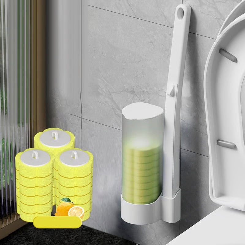 🔥LAST DAY SALE £8.99!!⚡50K+ SOLD!🚽💦Hands-Free Cleaning Gadget🧽Disposable toilet cleaning tool💦 2