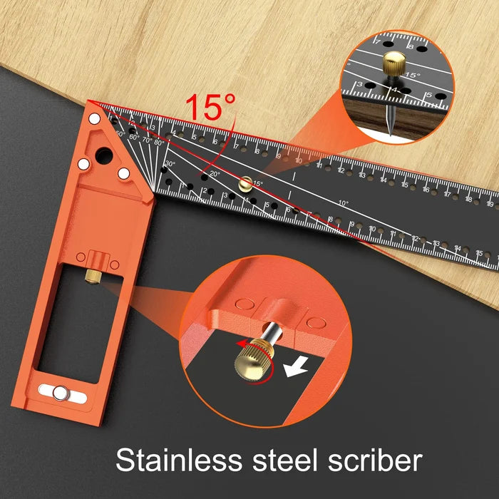 Multifunctional Combination of Movable Angle Ruler Set