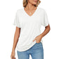 💕Hot Promotion- UP TO 49% OFF🌷V-Neck Solid Color Loose Ladies Tops