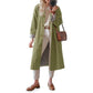 💗LAST DAY - PROMOTION💗Imily Bela Women's Long Trench Coat Single Breasted Oversized Windproof Overcoat Fashion Outerwear