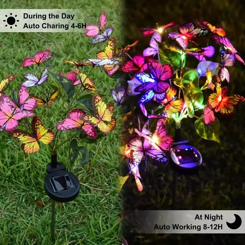 🦋Hot Sale Offers-Solar Outdoor Butterfly Lights💐