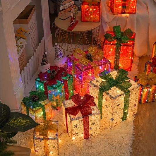 🌟Christmas Glowing Gift Box Decorations🎁