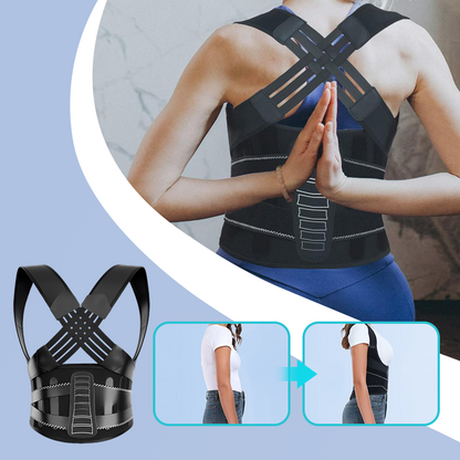 🔥Limited-time offer-Strong Support Universal Adjustable Back Posture Corrector