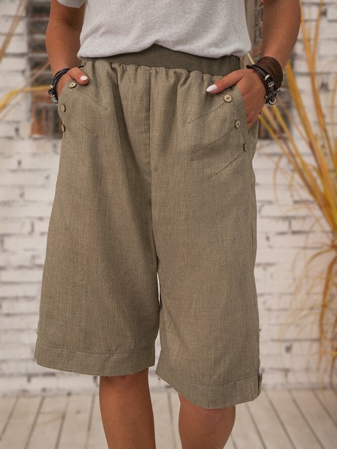 ⏰Summer Promotion🔥Women's summer casual pocket shorts