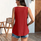 🔥Hot Sale 50% OFF💥Buy 2 Get 10% Off🔥Womens Tank Tops Sleeveless EyeletEmbroidery Scoop Neck Loose Fit Casual SummerFlowy