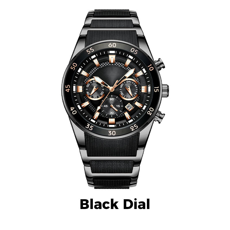 🔥Hot Sale Offers-Men's Waterproof Multifunctional Quartz Watch