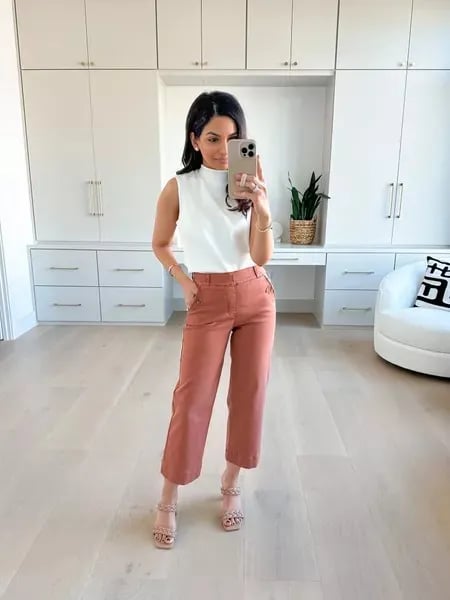 ⏳ Limited time 50% off! 💥Stretch Twill Cropped Wide Leg Pants | High Waist + Stretch Twill（The more you buy, the higher the discount）