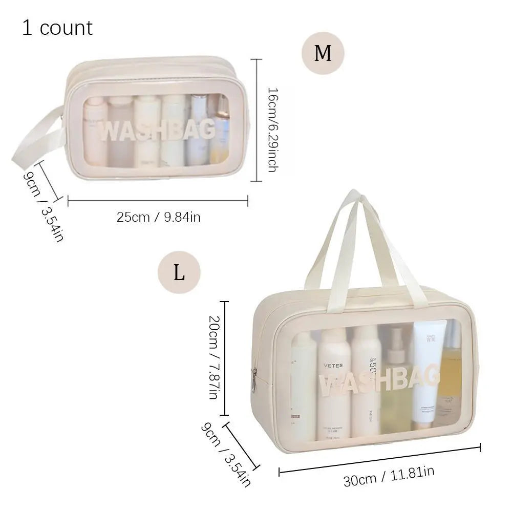 🔥Hot Deals-Dry and wet separation wash cosmetic bag