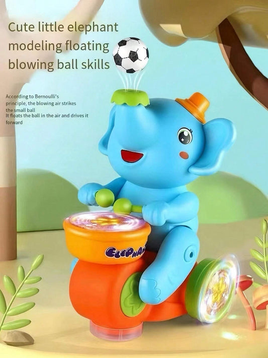 🎁⚽Last Day Hot Sale👦👧Musical Walking Elephant Drummer Toy