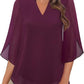 💖LAST DAY SALE 50% OFF💖V-neck chiffon shirt