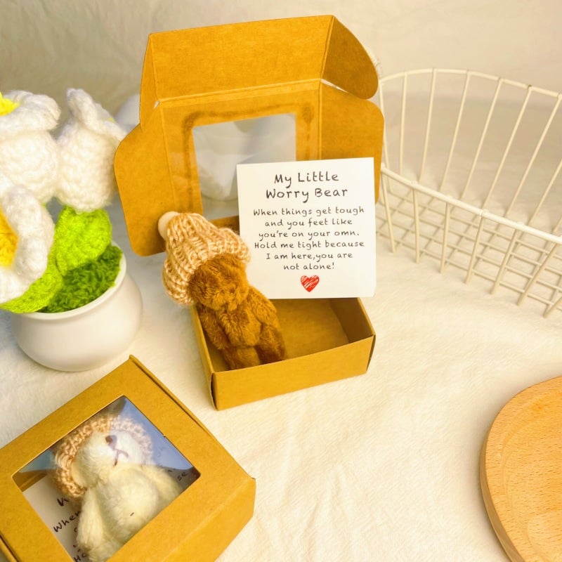 🐻Christmas Limited-Time Offer: 50% OFF!🎁Handmade Mini Plush Teddy Bear in Box