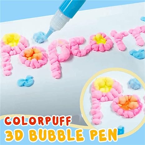 💥Surprise Price: Only £7.88!!🎁🔮Magic Pen – Draw 3D with one stroke!🎄 DIY Bubble Popcorn Drawing Pens& Buy 3 Pay 2 🔥