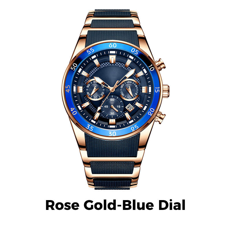 🔥Hot Sale Offers-Men's Waterproof Multifunctional Quartz Watch