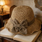 🔥 Hot sale 49% OFF🔥Elegant Woven Straw Sun Hat with Bow