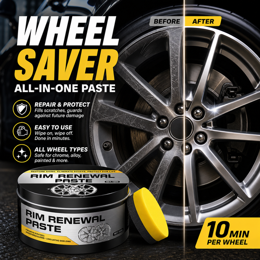 🚗  BUY 1 GET 1 FREE! 💞50K+ SOLD!✨✨ All-in-One Wheel Restoration Paste – Scratch Removal, Molecular Bonding, Safe for All Alloys 💎