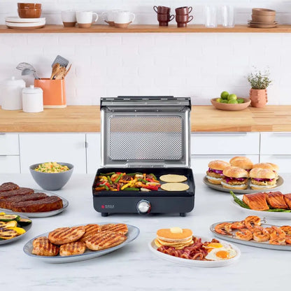 ⌛Limited-Time Offer-1400W Electric Panini Press Machine  & Grill Maker